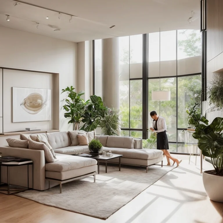 LuxHubFlatの高級アパートメント内観