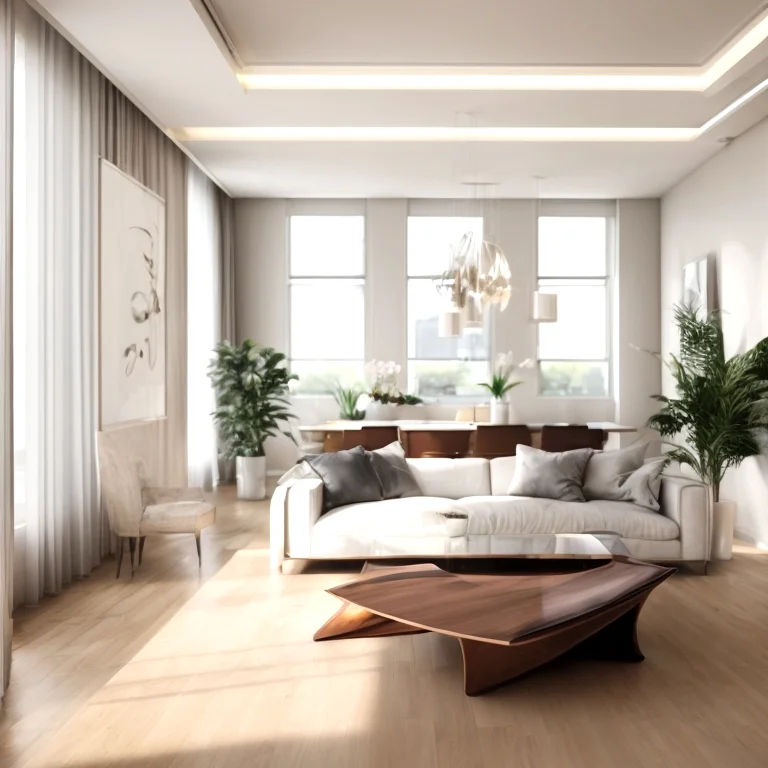 LuxHubFlatが提供する高級アパートメントの夜景イメージ